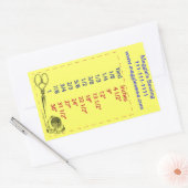 Sticker pour les mesures de triage et d'égouts (Enveloppe)