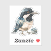 Sticker pour les oiseaux de Magpie Scrapbooking (Feuille)