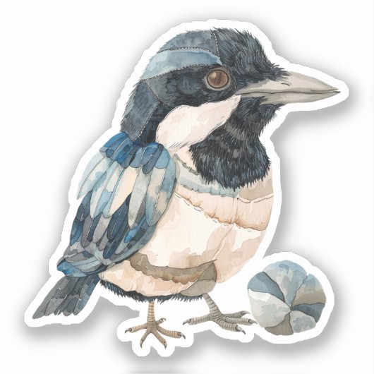 Sticker pour les oiseaux de Magpie Scrapbooking (Recto)