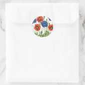 Sticker pour les pépites rouges et bleues (Sac)