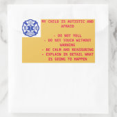 Sticker pour les premiers intervenants - enfant au (Sac)