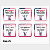 Sticker pour les républicains démis de leurs fonct (Feuille)