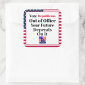 Sticker pour les républicains démis de leurs fonct (Sac)