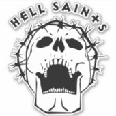 Sticker pour les saints de l'enfer (Devant)