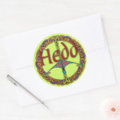 Sticker pour les signes celtiques de paix en gallo (Enveloppe)