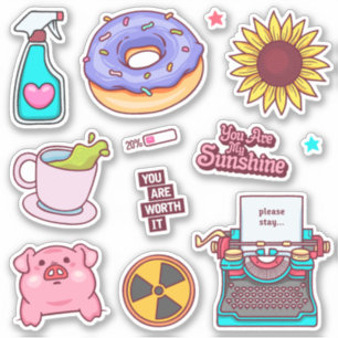 Sticker pour les trucs mignons