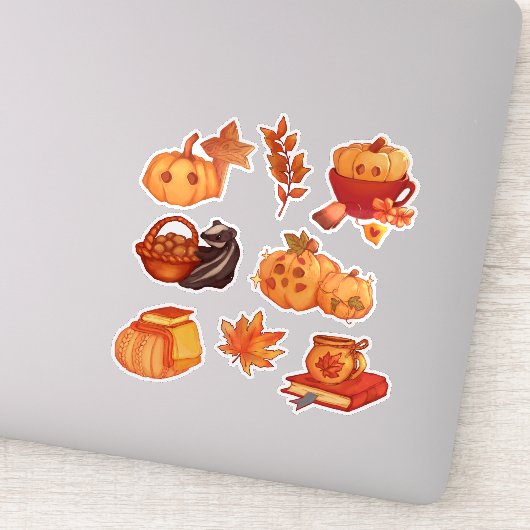 Sticker pour les vibrations d'automne (Détail)