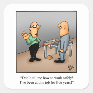 Sticker pour l'Humour de la sécurité de la santé d