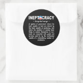 Sticker pour l'ineptocratie de l'administration Ob (Sac)