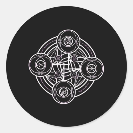 Sticker pour lunette magique (sceau)18 (Devant)