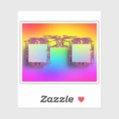 Sticker pour lunettes fantaisie (Feuille)