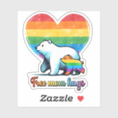 Sticker pour Maman Hugs (Feuille)