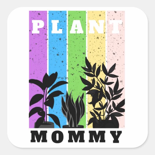 Sticker pour maman plante (Devant)