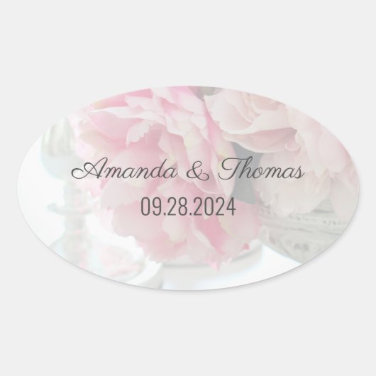 Sticker pour Mariage Peony (Devant)