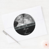 Sticker pour mariée et chambre de votre photo Aqua (Enveloppe)