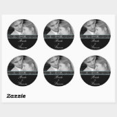 Sticker pour mariée et chambre de votre photo Aqua (Feuille)