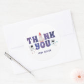 Sticker pour Merci d'aquarelle extérieure (Enveloppe)