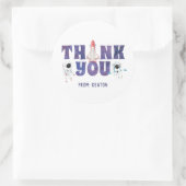 Sticker pour Merci d'aquarelle extérieure (Sac)