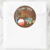 Sticker pour Merci de pêche (Sac)