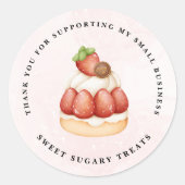Sticker pour Merci fraise (Devant)