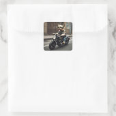 Sticker pour moto Yorkie Riding (Sac)