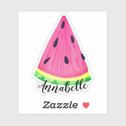 Sticker pour nom de pastèque (Feuille)