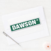 Sticker pour nom de rue Dawson (Enveloppe)