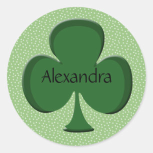 Sticker pour nom Shamrock Alexandra / Sceau