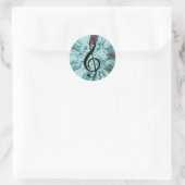 Sticker pour note de musique (Sac)