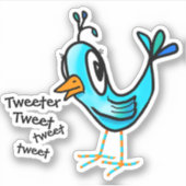 Sticker pour oiseaux de charme KiniArt (Devant)