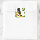 Sticker pour oiseaux sauvages Baltimore Oriole (Sac)