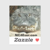 Sticker pour ordinateur portable Alligator à parti (Feuille)