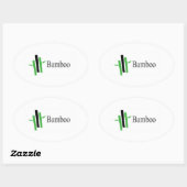 Sticker pour ordinateur portable Bamboo (Feuille)