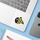 Sticker pour ordinateur portable Bete Bee (Ordinateur portable avec iPhone)