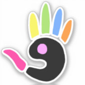 Sticker pour ordinateur portable cool (Recto)