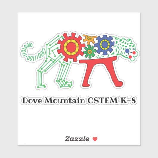Sticker pour ordinateur portable CSTEM (Feuille)