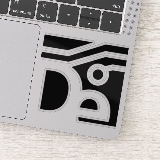 Sticker pour ordinateur portable DE (Détail)