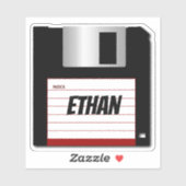 Sticker pour ordinateur portable de disquette 3,5  (Feuille)