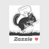 Sticker pour ordinateur portable en silhouette Deg (Feuille)