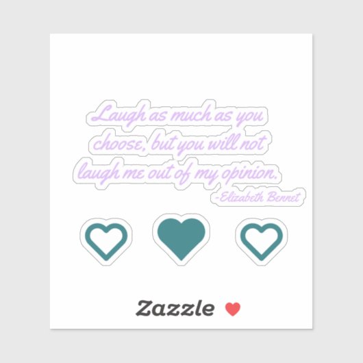 Sticker pour ordinateur portable Lizzie Bennet (Feuille)
