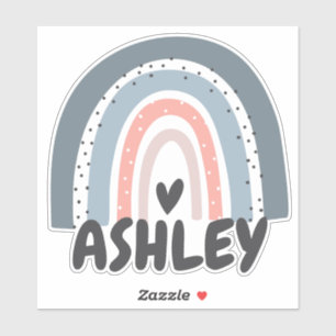 Sticker pour ordinateur portable Rainbow Name pers