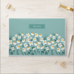 Sticker Pour Ordinateurs HP Floral moderne marguerite bleu girly élégant éléga<br><div class="desc">Floral moderne marguerite bleu girly élégant design d'ordinateur portable élégant.</div>