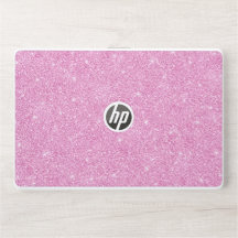 Housse pour ordinateur portable HP rose pailleté 1