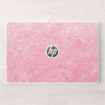 Housse pour ordinateur portable HP rose pailleté 1