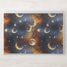 Laptop Skin – Luxury Dreamy Fiery Orange Celestial