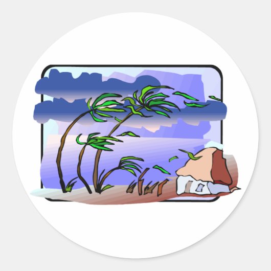 Sticker pour ouragan (Devant)