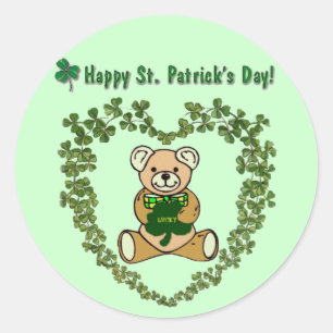 Sticker pour ours de la Saint Patrick