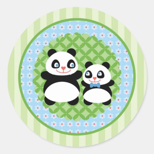 Sticker pour ours Panda (Devant)