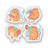 Sticker pour pack de chat de choix de repas (Recto)