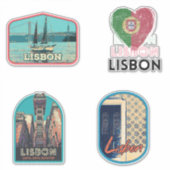 Sticker pour pack d'illustration Lisbonne Portugal (Devant)